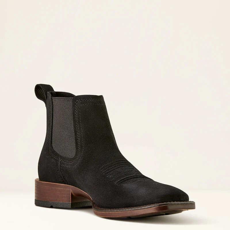 Botín Ariat Booker Ultra Western Black Caballero