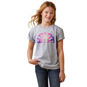 Blusa Ariat Rainbow Sunset SS Niña