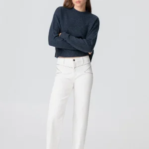 JEANS RECTOS TACHAS CANESU