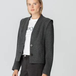 CHAQUETA HOMBRERA PATA DE GALLO