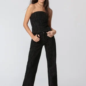 JEANS RECTOS PRINTED TERCIOPELO