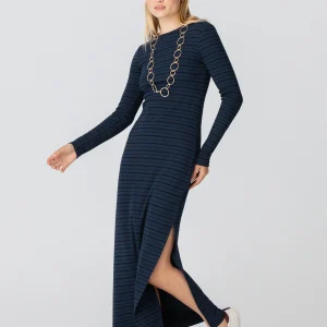 VESTIDO MIDI ABERTURA ESPALDA
