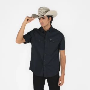 Camisa Kimes Ranch Rio SS Black Caballero