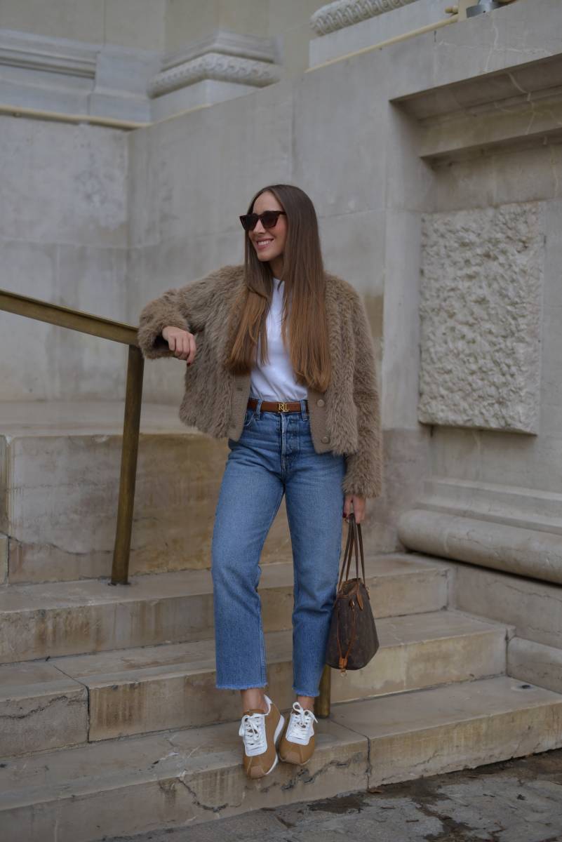Chaqueta camel Chaima RINO&PELLE - Imagen 3